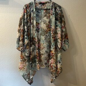 Paradigma floral kimono size medium